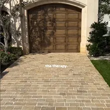 Classic Premium French Pattern Stone Paver Driveway