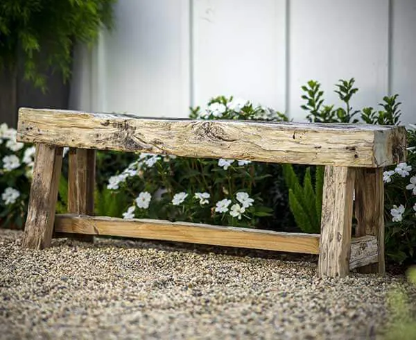 Front Yard Gravel Seating Area 