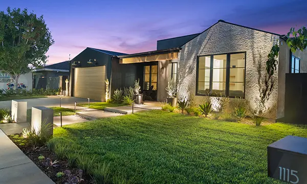 Outdoor Lighting, New Turf & Planting Areas