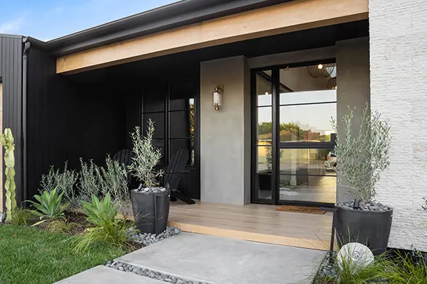 Wood Decking and Decorative Pottery Essex Back Bay